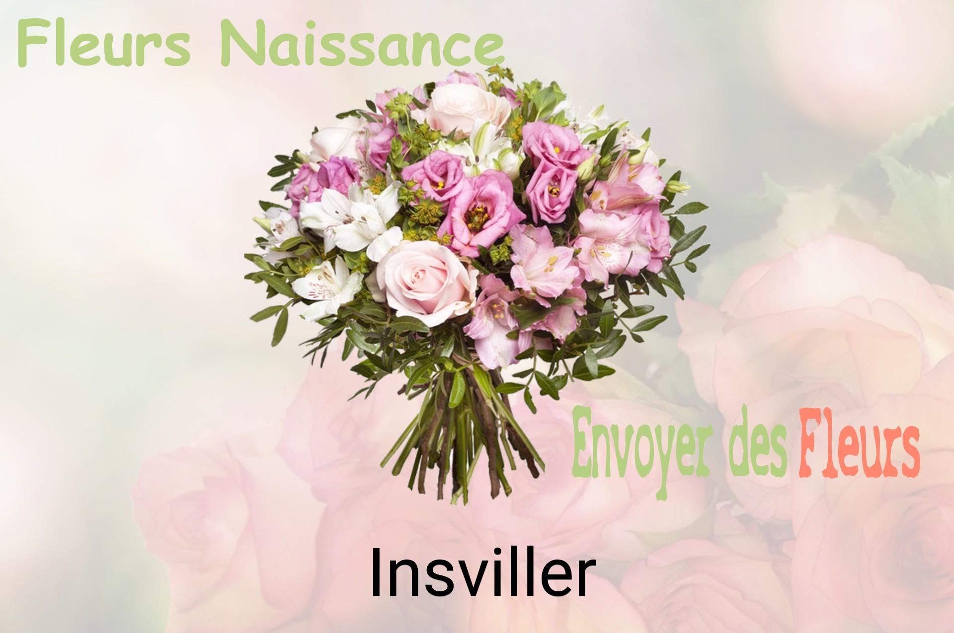 Bouquet de fleurs de naissance livré à Insviller